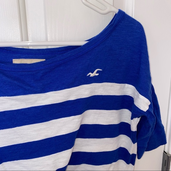 Hollister Striped Mid Sleeve Tee - XS - Picture 3 of 4
